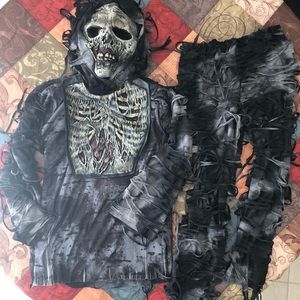 Kids Living Dead Zombie Costume Size XL